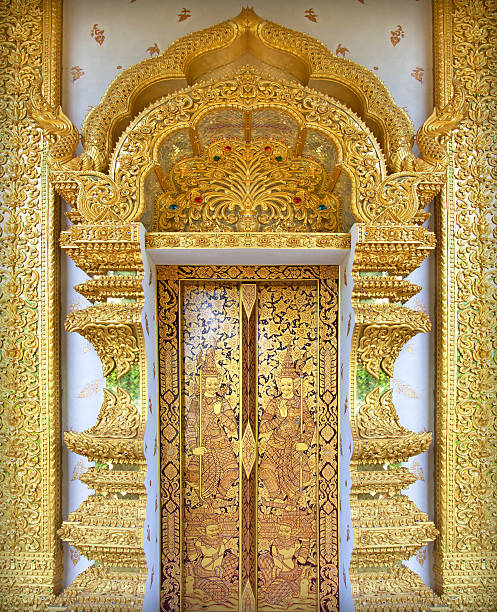 istock Church door in Thailand 466901366