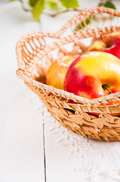 istock Fresh harvest of apples. Nature fruit concept 466902232
