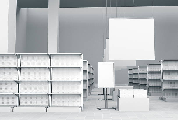 istock White digital image of storage spaces and screens 466907282