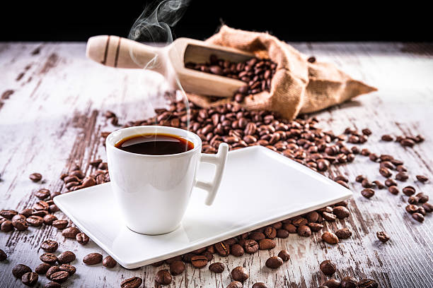 istock Cup of hot coffee 466907318