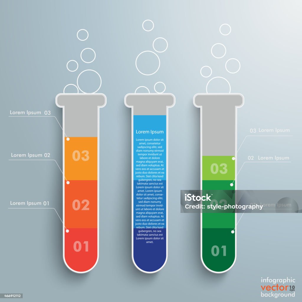 Test Tube Graph Test Tubes Infographic Stock Illustration - Download Image Now - 2015 ...