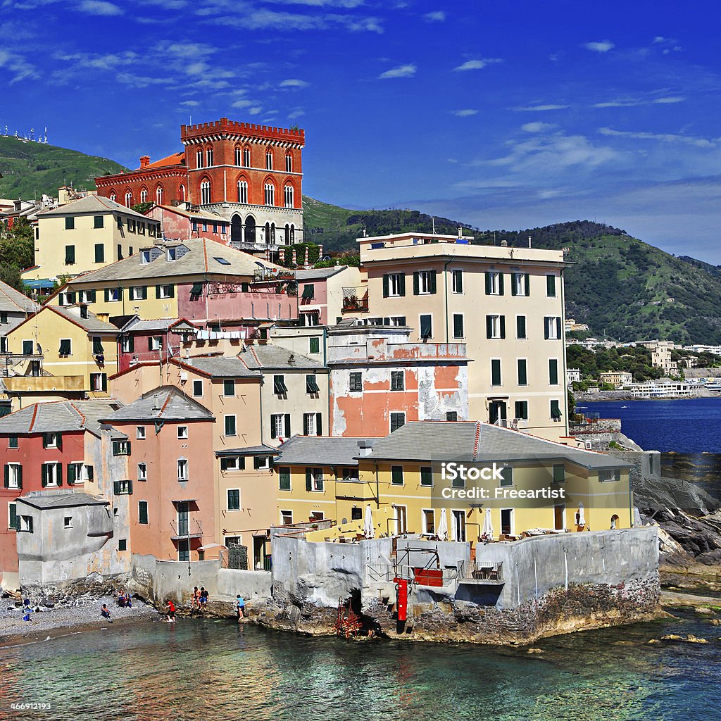 Bunte Italien – Genua, Ligurien - Lizenzfrei Architektur Stock-Foto