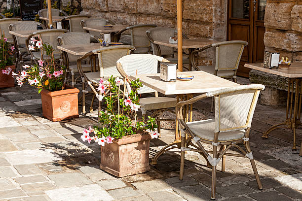 istock Outdoor Restaurant, Tuscany, Italy 466920092