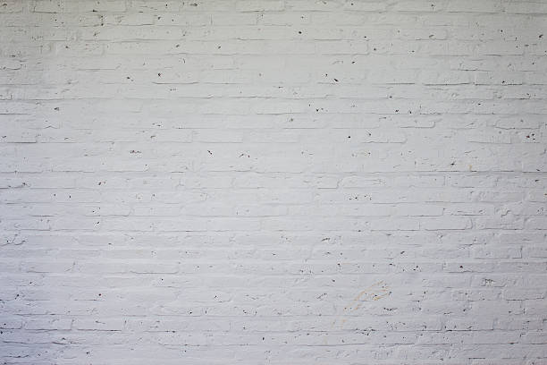 istock Grungy textured white horizontal stone and brick paint architect 466920934