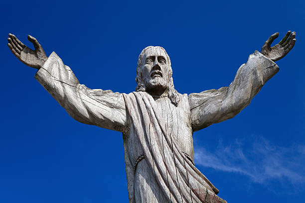 istock Jesus Christ and blue skies. 466921584