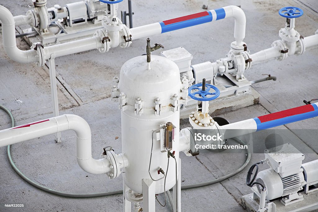 Hydrant топливного насоса станции - Стоковые фото Machinery роялти-фри