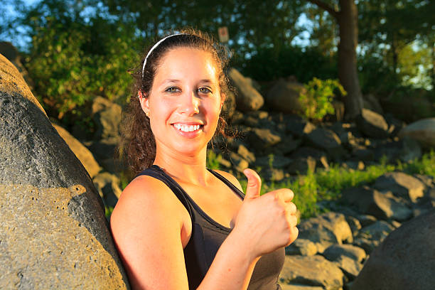 Positive Sport Woman