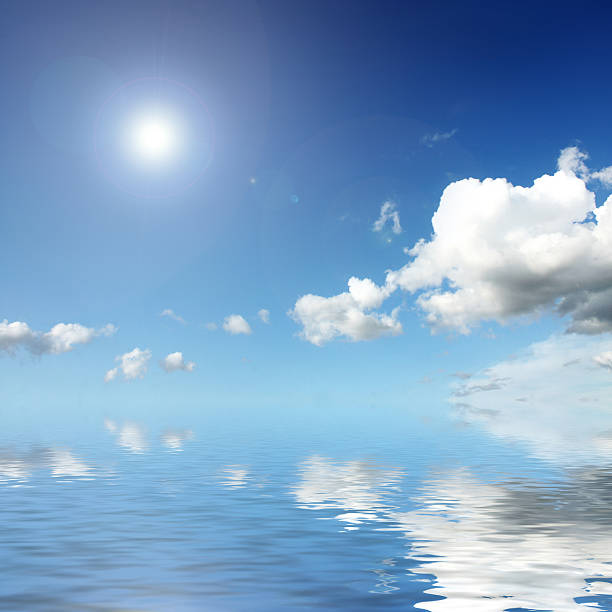 istock The sun shines over water 466927737