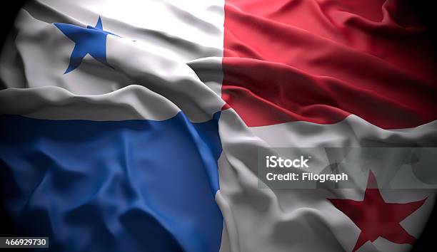 Panama National Official State Flag Stock Photo - Download Image Now - Authority, Capital Cities, Country - Geographic Area