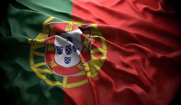 포르투갈 리스본 국립 공식 주기 - portuguese culture lisbon portugal portugal flag 뉴스 사진 이미지