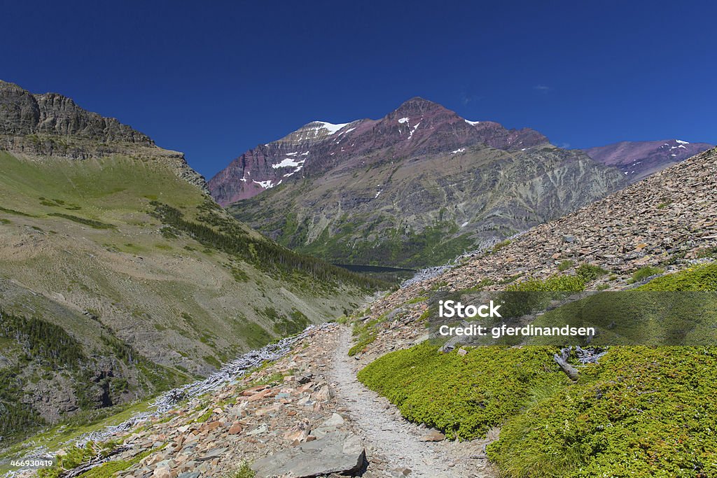 Wanderwege in den Bergen - Lizenzfrei Berg Stock-Foto