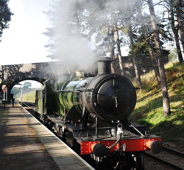 istock Steam Train at Cheltenham Racecourse 466931703