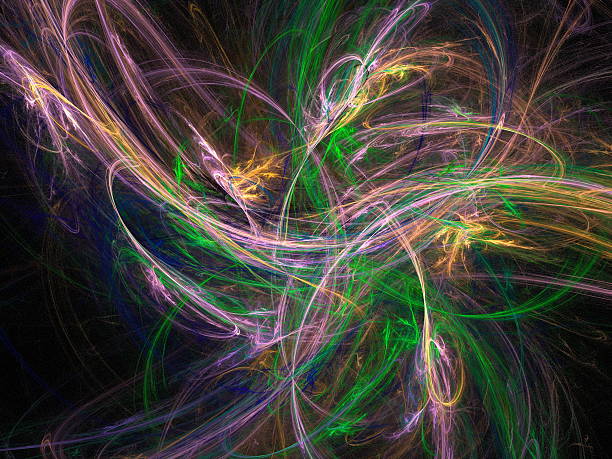 istock Digital Fractal on Black 466934824