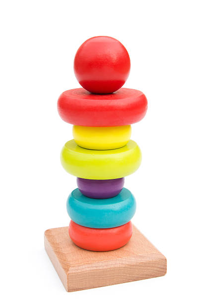istock wooden pyramid for children with clipping path 466935371
