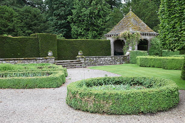 istock classic formal english garden , UK 466937370
