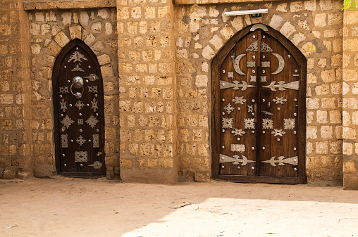 Gates of the Islamic University of Sankore, Timbuktu, Mali.