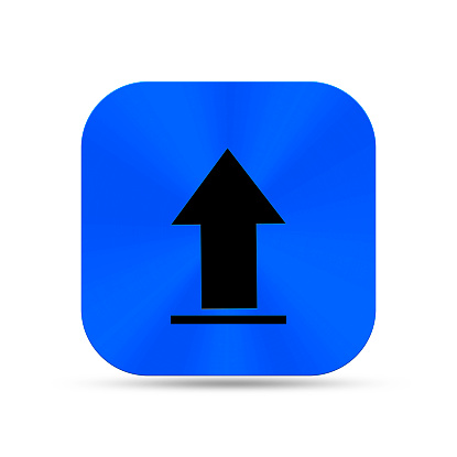 The blue button icon is create for web design and others.