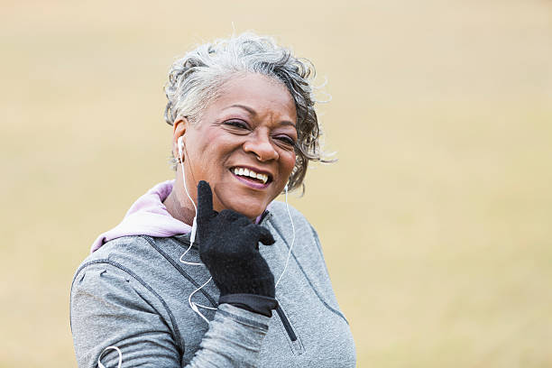 istock Senior African American woman 466941130