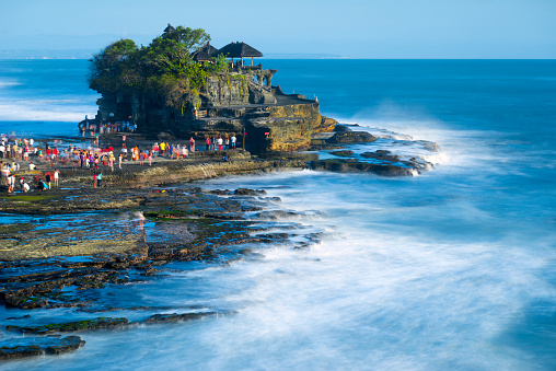 Old oriental temple, Tanah Lot, from Bali, Indonesia.