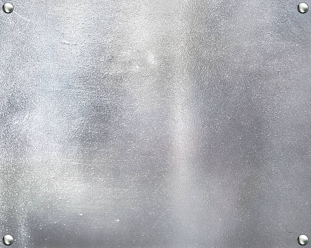istock Metal plate steel background. 466943421