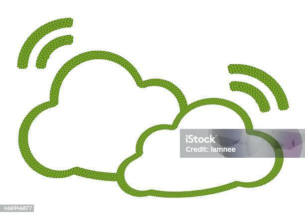 Dois Ícone Com Sinal De Rss Nuvens - Arte vetorial de stock e mais imagens de Amor - Amor, Computação em nuvem, Comunicação
