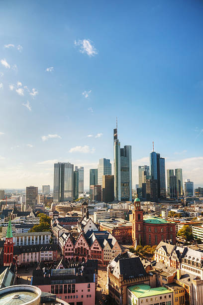 istock Frankfurt am Maine cityscape on a sunny day 466950290
