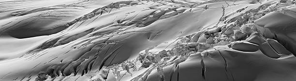 istock Abstract Glacier Ice in Black and White 466951144