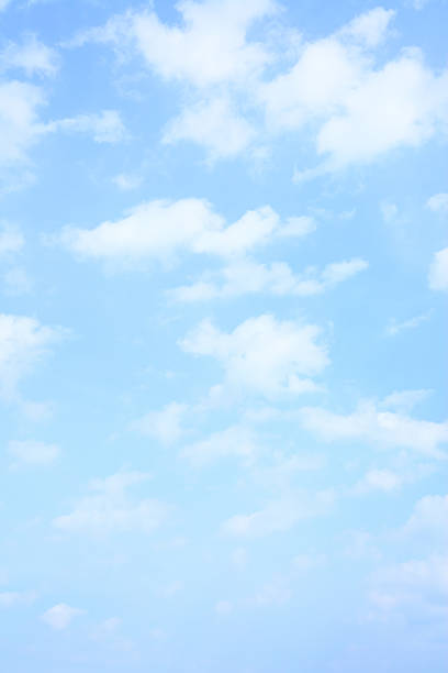 Light blue spring sky Light blue spring sky with clouds, may be used as background light blue sky stock pictures, royalty-free photos & images