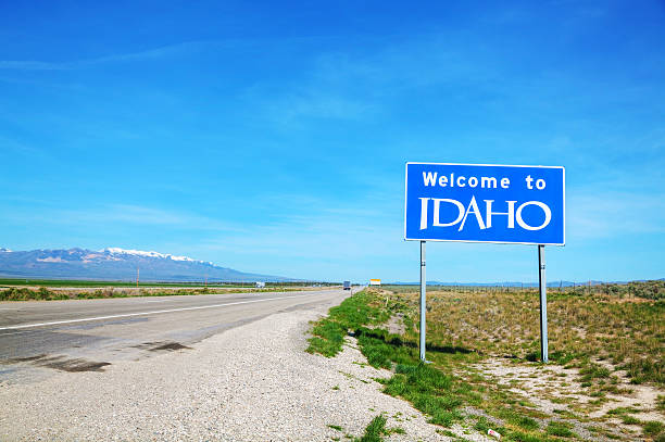 istock Welcome to Idaho sign 466951558