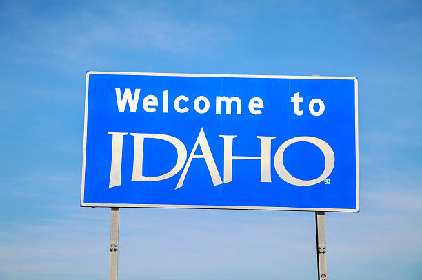 istock Welcome to Idaho sign 466951562