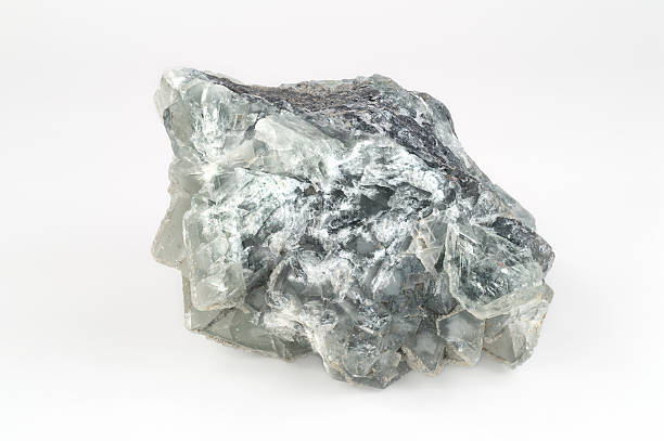 istock Large Transparent Green Fluorite Crystal 466951650