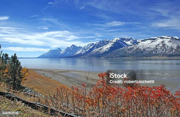 Autumn In The Rocky Mountains With Snow Capped Peaks Usa Stock Photo - Download Image Now