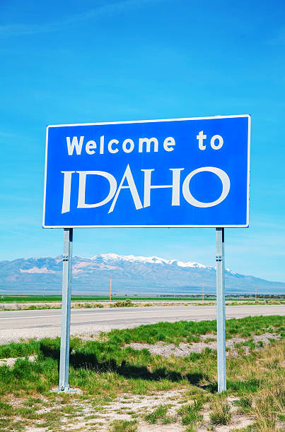 istock Welcome to Idaho sign 466953088