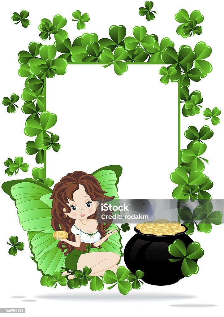 Greeting Card to St. Patrick's Day Greeting card for the holiday St. Patrick's Day Adult stock illustration