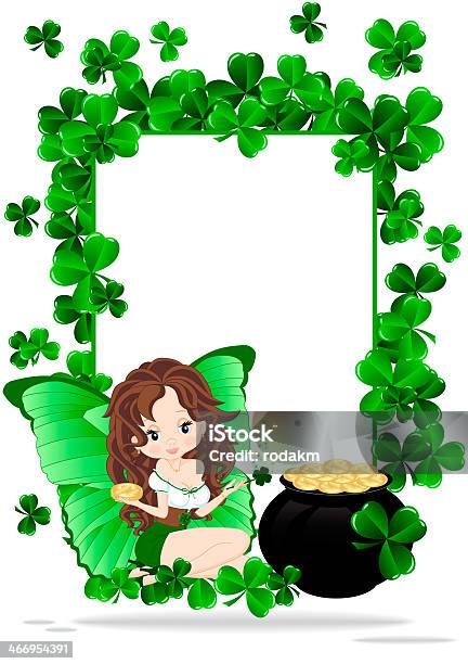 Greeting Card To St Patricks Day Stock Illustration - Download Image Now - Adult, Animal Body Part, Animal Wing