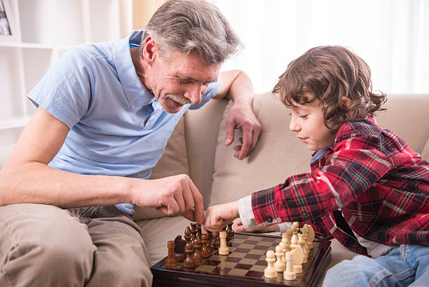 istock Grandfather and grandson 466956764