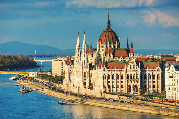 istock Parliament building in Budapest, Hungary 466957236