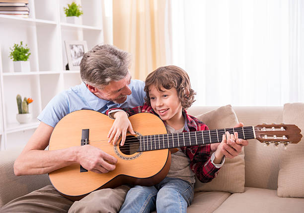 istock Grandfather and grandson 466957548