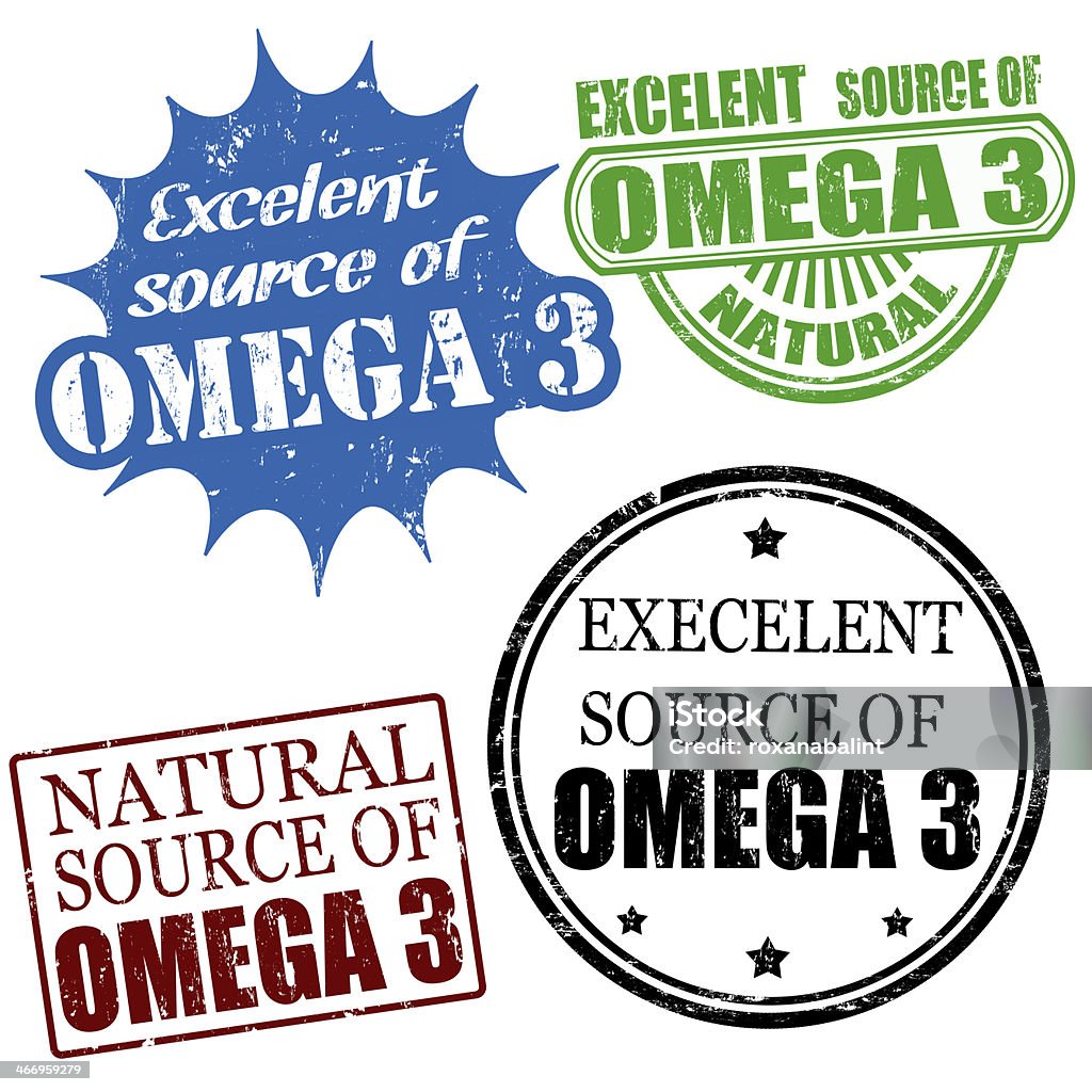 優れたソースの omega3 スタンプ - イラストレーションのロイヤリティフリーストックイラストレーション