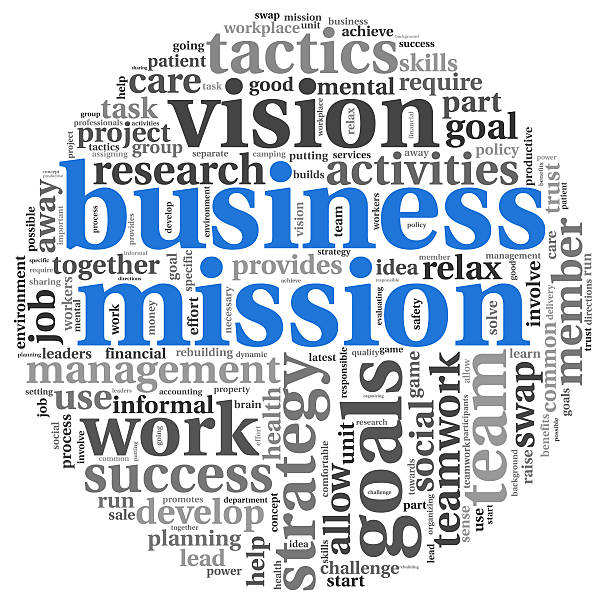 istock Business mission concept in word tag cloud 466963113