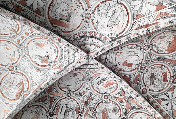 Medieval architecture in the Toledo Cathedral, Spain