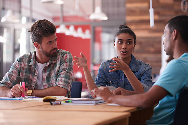 istock An informal business meeting 466963666
