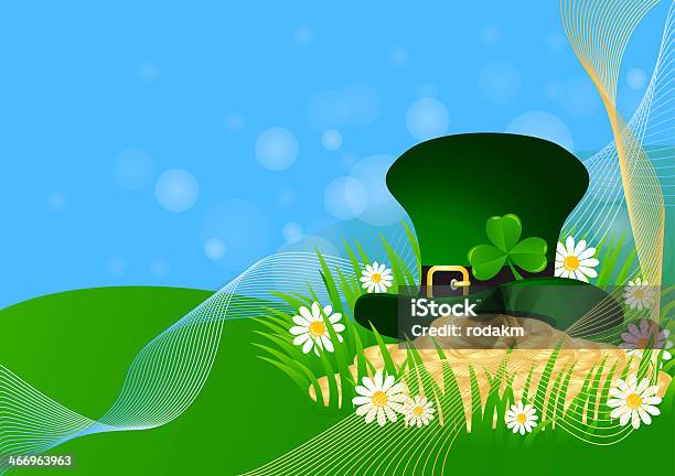 Cartão De Saudações Dia De São Patrick - Arte vetorial de stock e mais imagens de Comemoração - Conceito - Comemoração - Conceito, Cor verde, Cultura Irlandesa