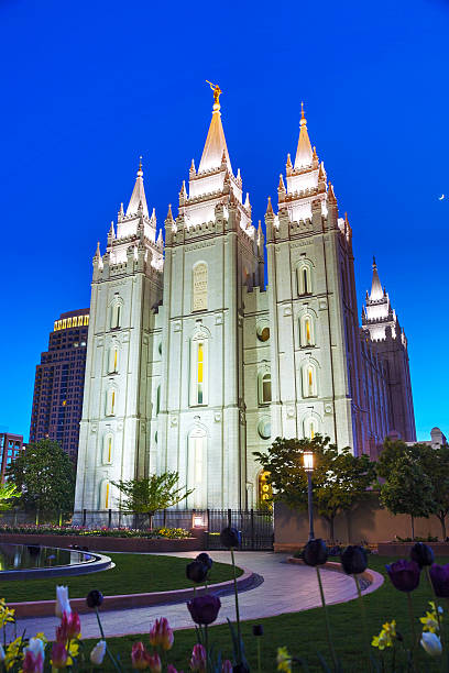 istock Mormons Temple in Salt Lake City, UT 466965016