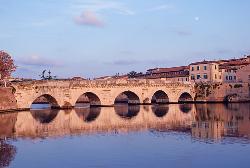 Tiberio puente romano. photo