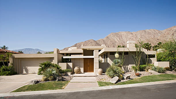 istock Modern Suburban House Exterior 466967356