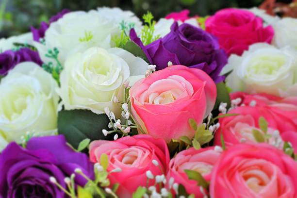 istock beautiful of rose artificial flowers 466967860