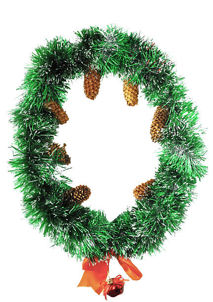 istock Christmas,New Year decoration-tinsel ans cones. 466969437