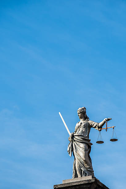 istock Lady Justice on the walls of Dublin Castle 466970020
