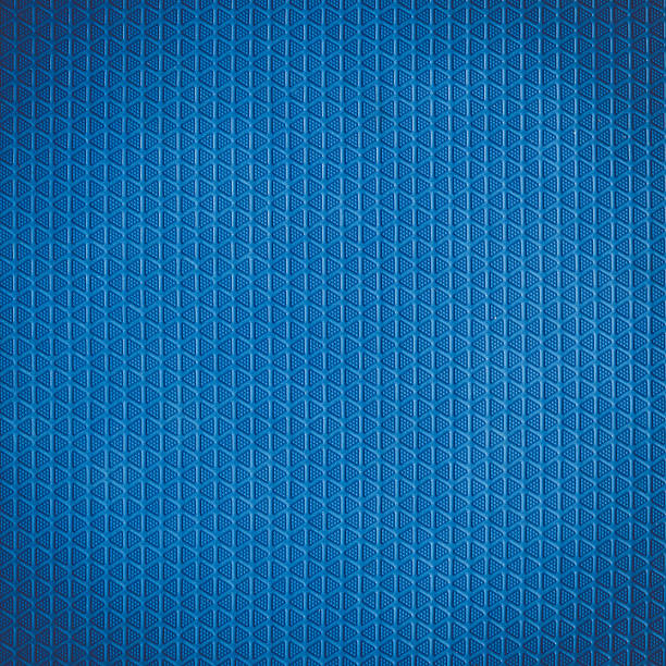istock Blue rubber pattern use on floor of speed boat 466970830
